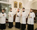 Slika Blagoslov vode i vjernika uoči Bogojavljenja